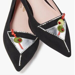 🍸Kate Spade Make It a Double Martini Flats🍸